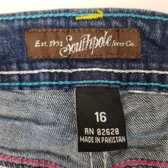 Southpole Women's Juniors 16 Skinny Jeans - Picture 4 of 13